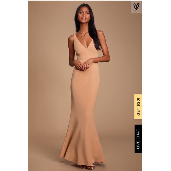 Melora Nude Sleeveless Maxi Dress - Picture 3 of 7